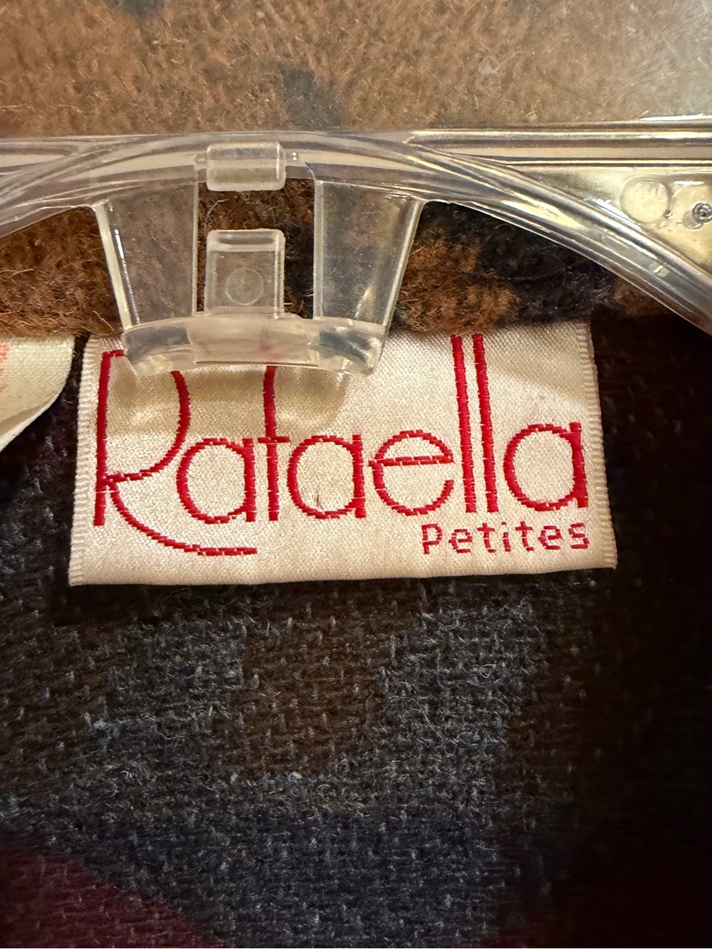 Vintage Rafaella Petites Southwestern Belted Blanket Cardigan Jacket S Western - Picture 7 of 11